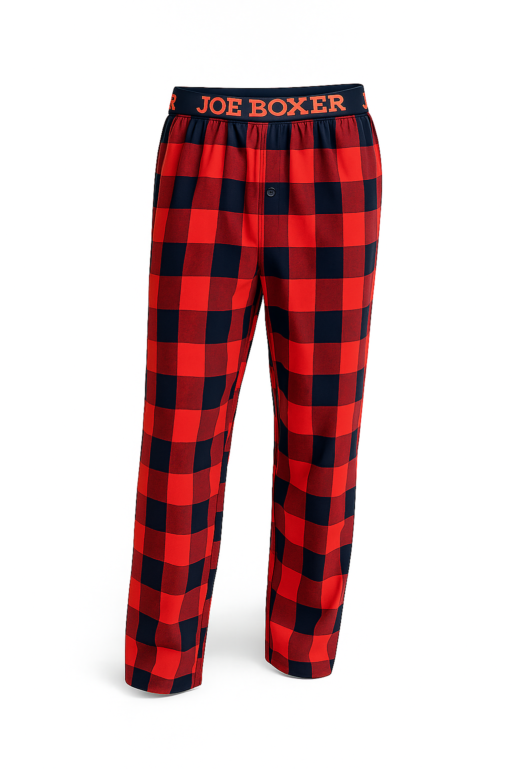 Flannel náttbuxur - rauðar buffalo – Joe Boxer