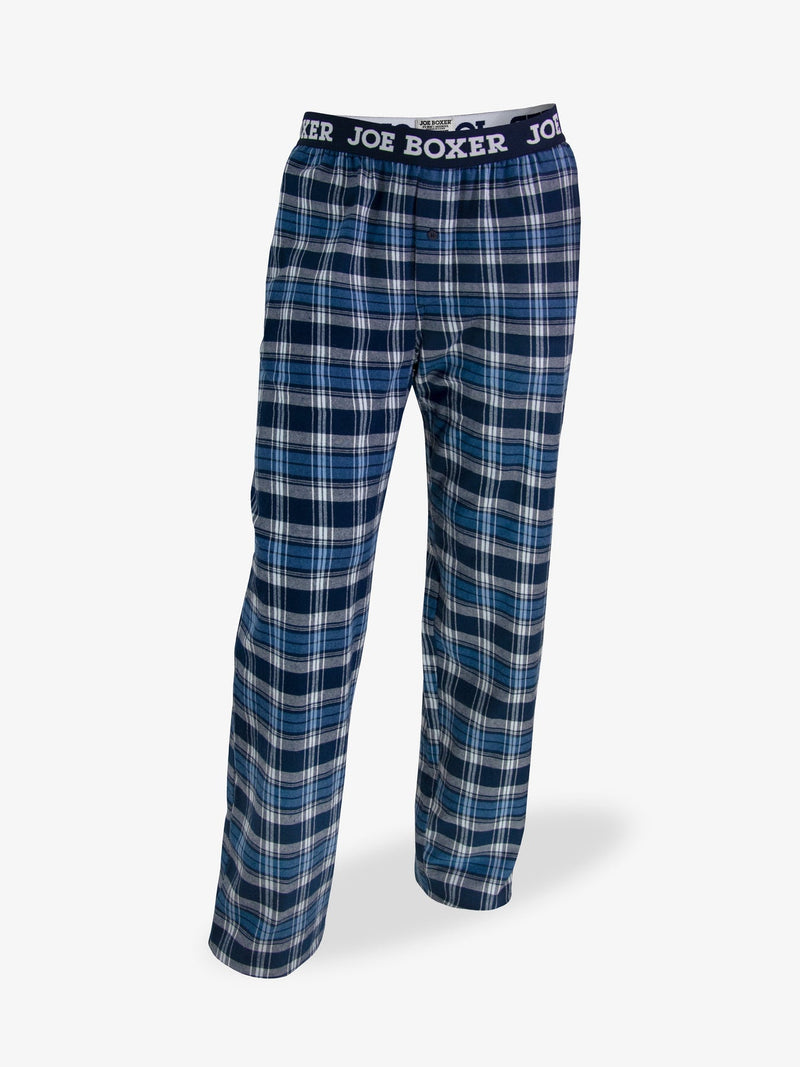 Flannel náttbuxur 'True Blue'