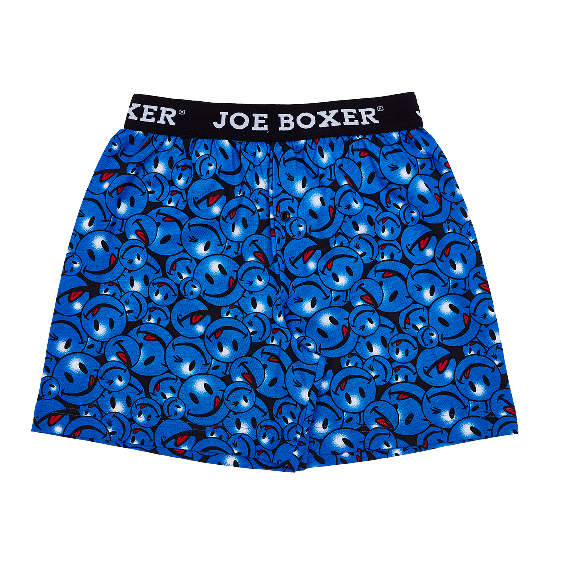 Blár 'Smiley' boxer Joe Boxer