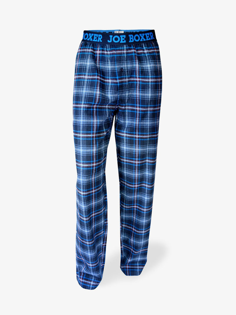 Flannel náttbuxur (navy köflóttar)
