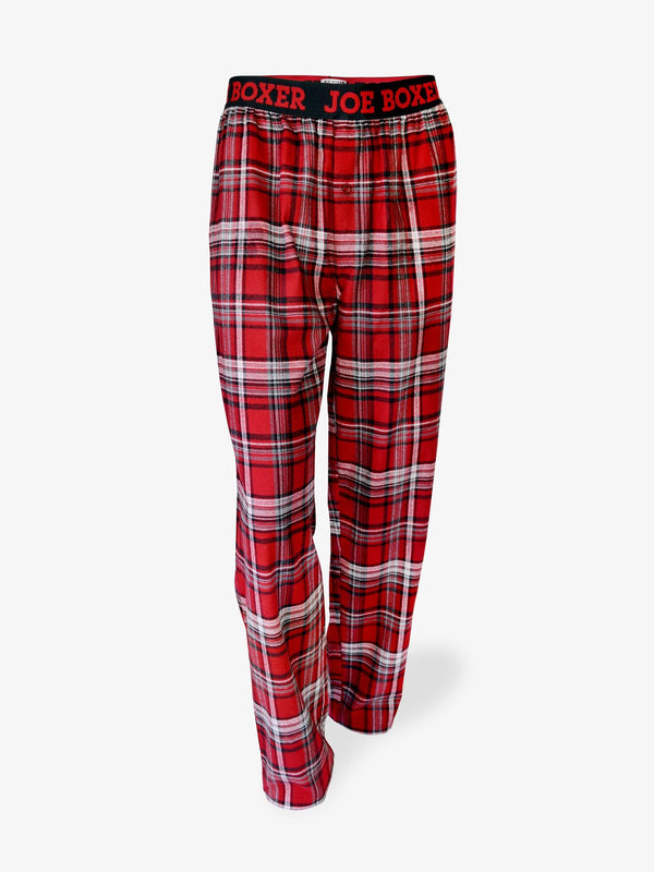 Flannel náttbuxur (rauðköflóttar)